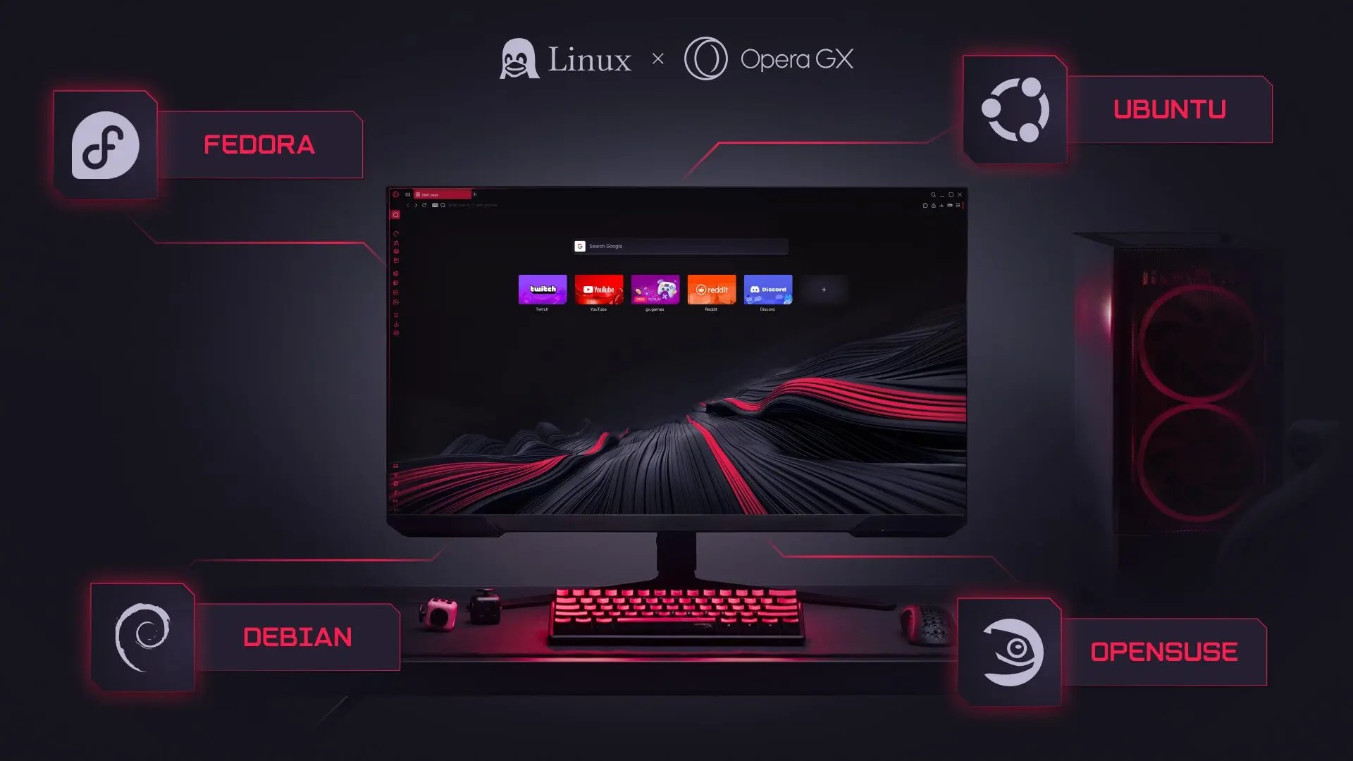 Oyun ve Geliştiricilerin Beklediği An: Opera GX Artık Linux'ta!