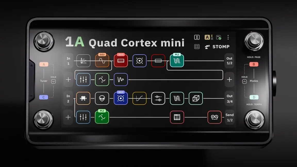 Gitaristler Dikkat! Neural DSP'den Çığır Açan Yeni Nesil Ses Dönüştürücü: Quad Cortex Mini