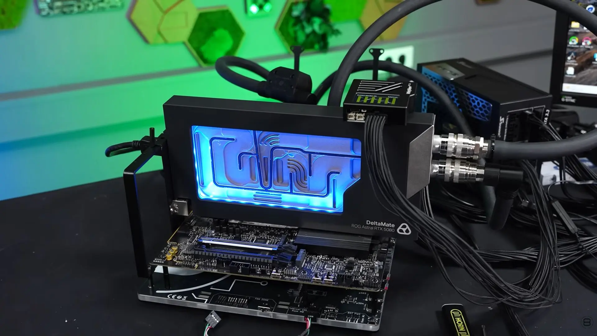 ROG Astral RTX 5080'i Serinletmenin Bedeli Ağır: Deltamate GPU Bloğu Sıcaklıkları 20 Derece Düşürüyor