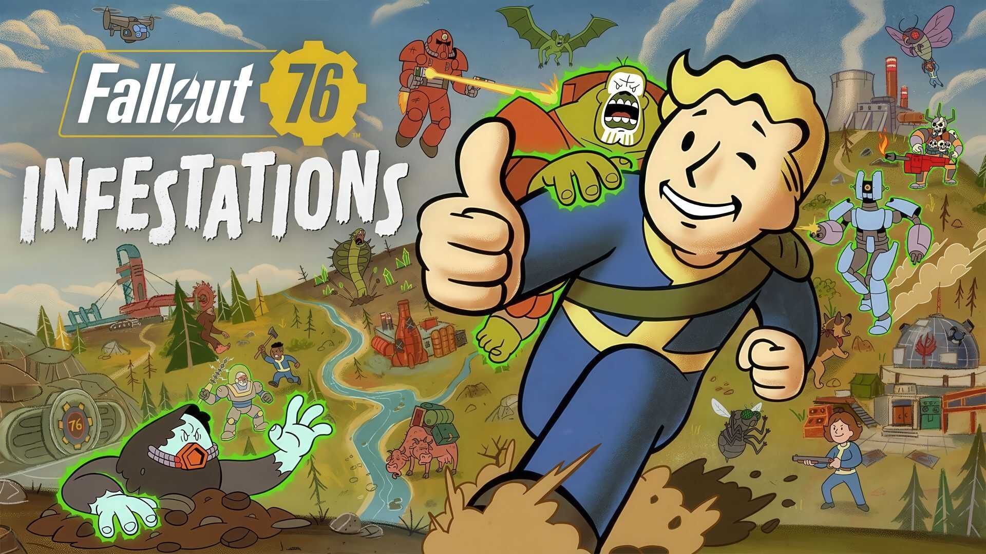 Fallout 76 Yeni Güncellemesi 'İstilalar' ile Haritalar Yeniden Hayat Buluyor: 