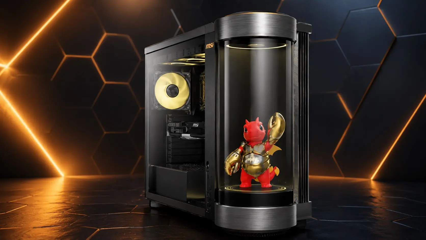MSI'den Oyun Bilgisayarlarında Devrim: Konuşan Holografik Evcil Hayvan ile RGB ve Performans Kontrolü!