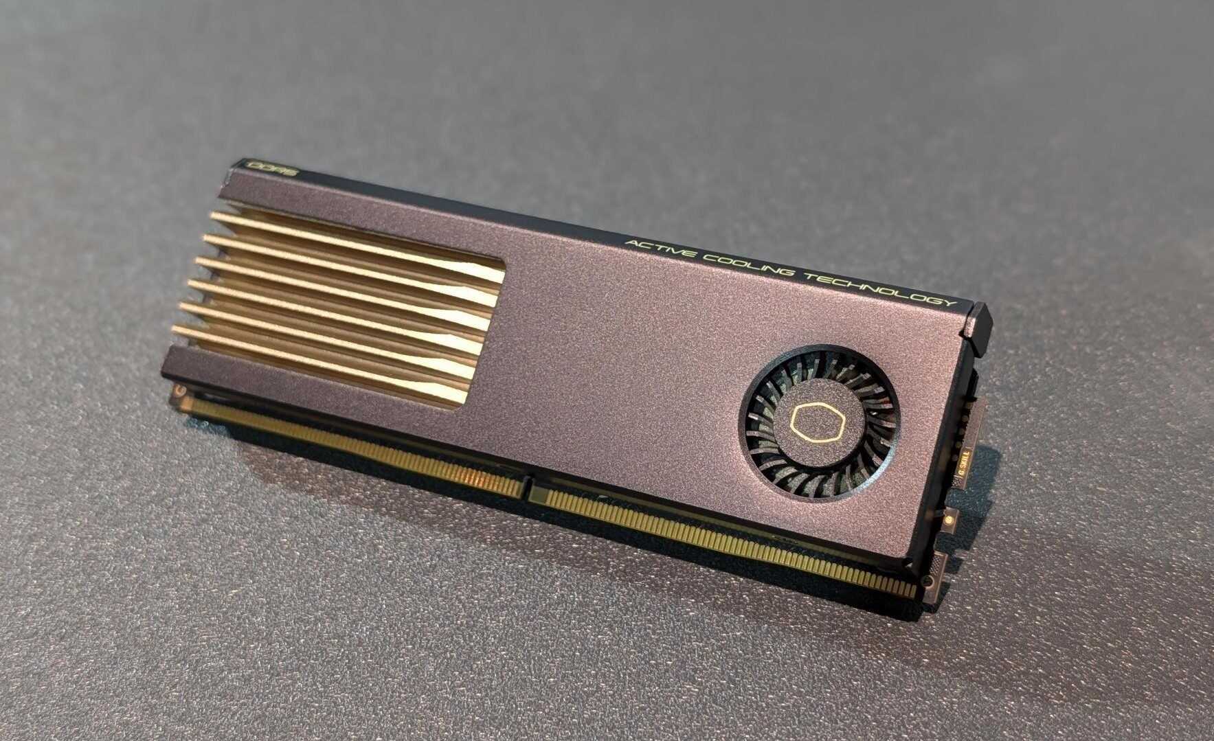 Soğutma Devrimi: MasterDIMM AC ile DDR5 Bellekler Artık Fanlı Soğutuluyor!