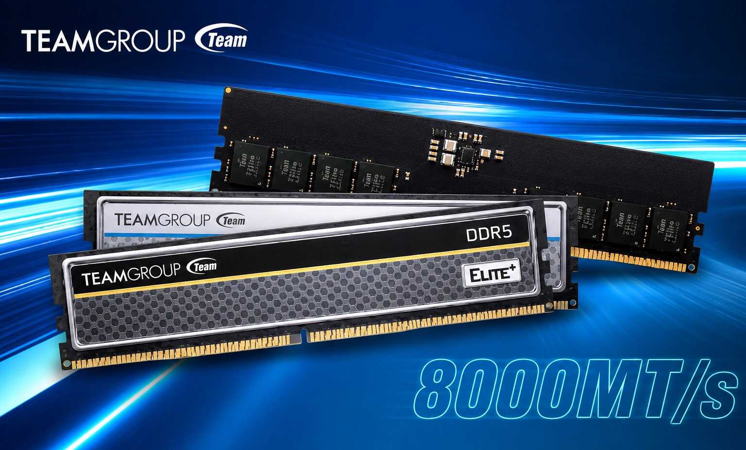 Düşük Voltajda Yüksek Performans: Team Group Elite DDR5, 8000 MT/s Hıza 1.1V ile Ulaşıyor!