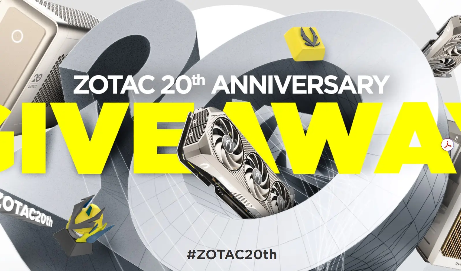 ZOTAC'tan 20. Yıla Özel Dev Çekiliş: RTX 50 Serisi Ekran Kartları ve Mini PC'ler Sizi Bekliyor!
