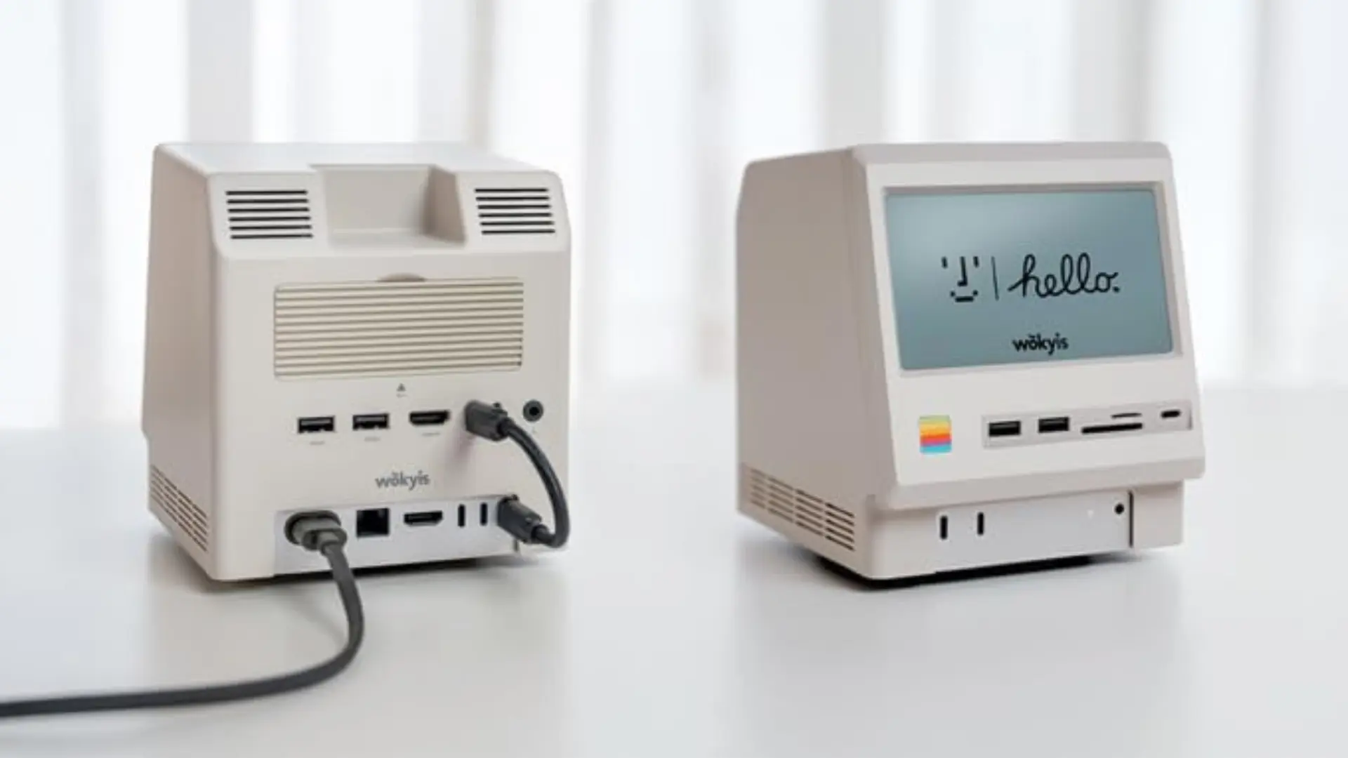 Mac Mini'nize Nostaljik Dokunuş: 80'ler Tarzı, Ekranlı ve SSD Yuvalı Dock Station!