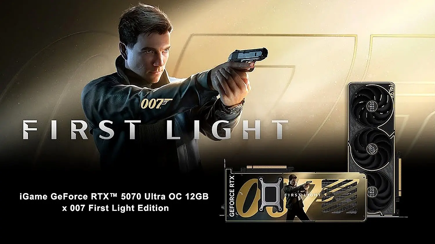 Oyun Dünyası Renklendi: RTX 5070, 007 First Light Özel Sürümüyle Karşımızda!
