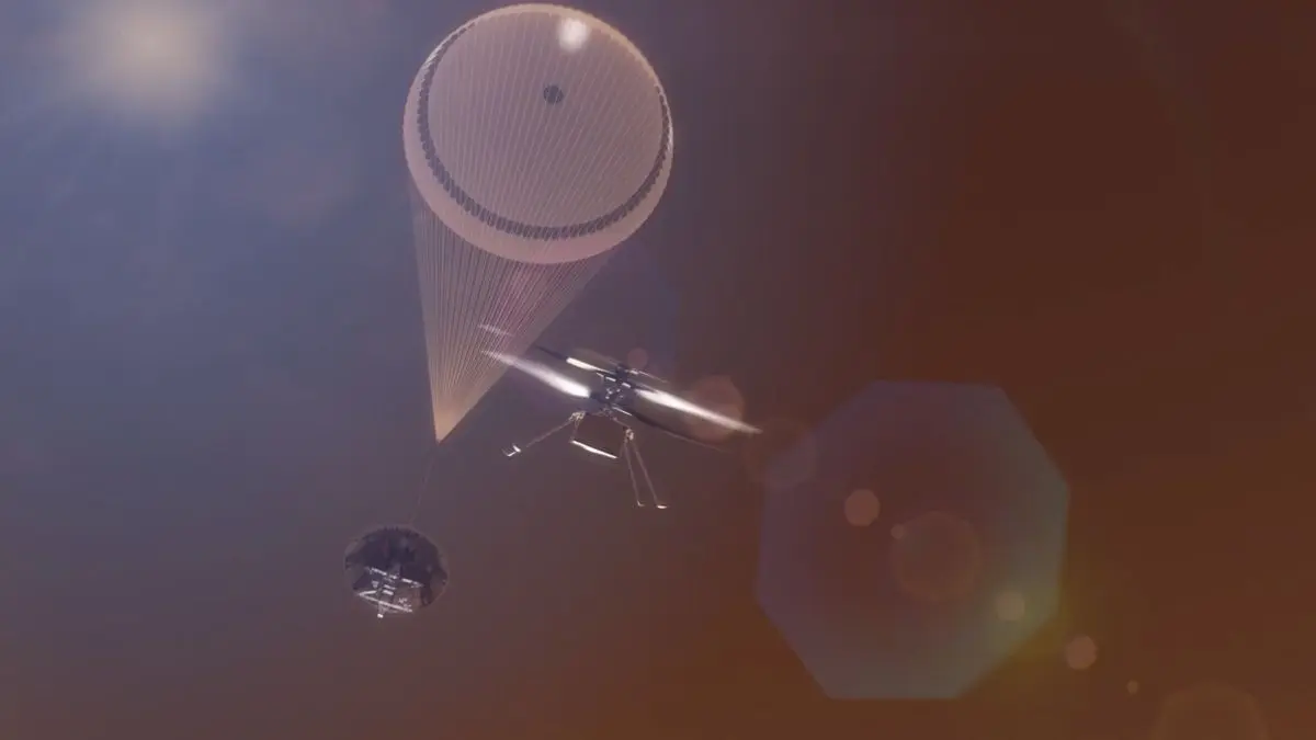 Mars'a Giden Yeni Nesil Helikopter Kanatları Ses Bariyerini Kırdı!