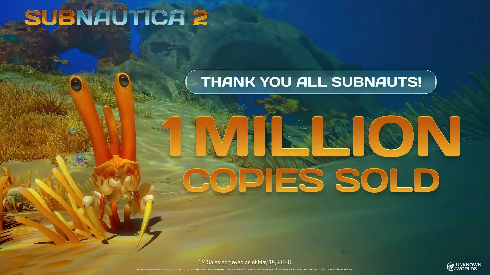 Subnautica 2 Çıkışının Ardından Rekor Kırdı: İlk 2 Saatte 1 Milyon Satış ve Yarım Milyon Eş Zamanlı Oyuncu!