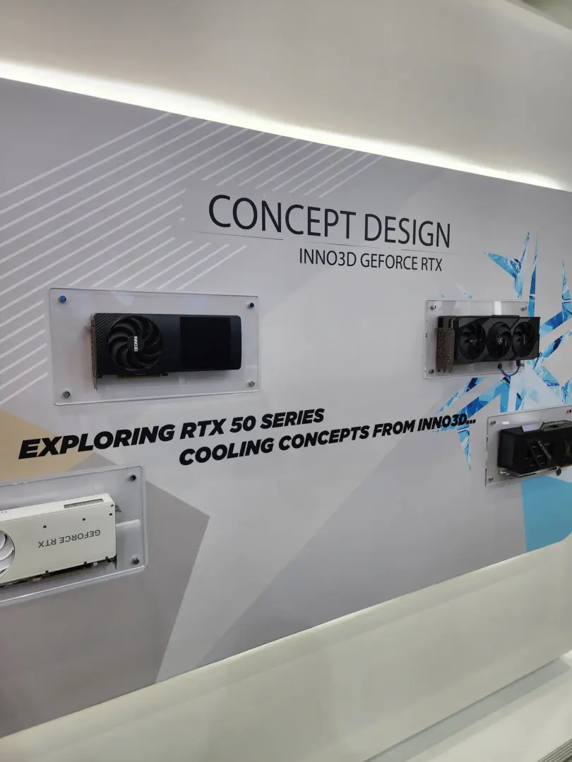Inno3D'den Geleceğin RTX Kartları: Yenilikçi Soğutma ve LCD Ekranlar Geliyor!