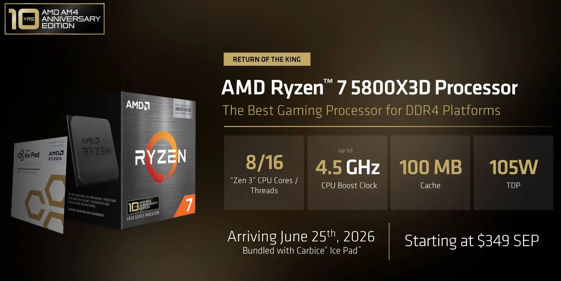 AM4 Platform Can't Be Stopped! Ryzen 7 5800X3D Yeniden Sahneye Çıkıyor