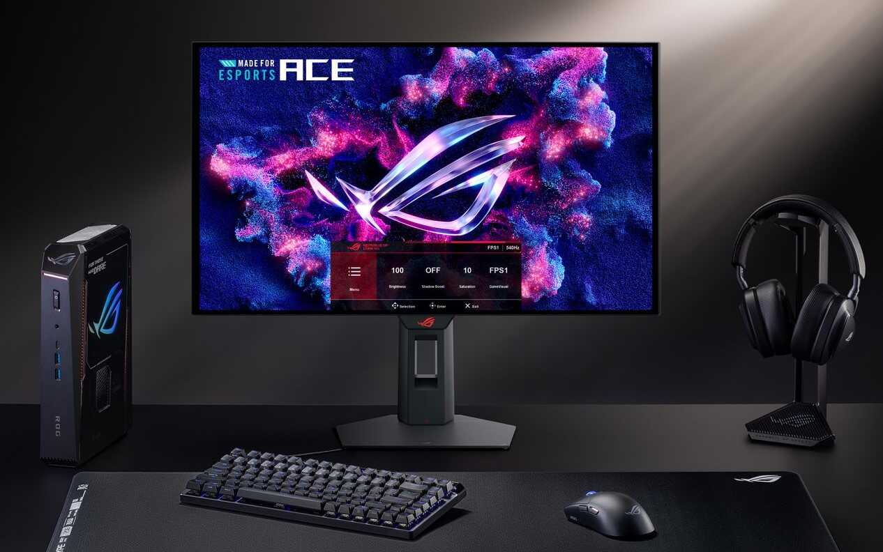 ASUS'tan Göz Kamaştıran Yenilikler: 540Hz 1080p ve 218 PPI 5K OLED Monitörler Teknoscope'ta!