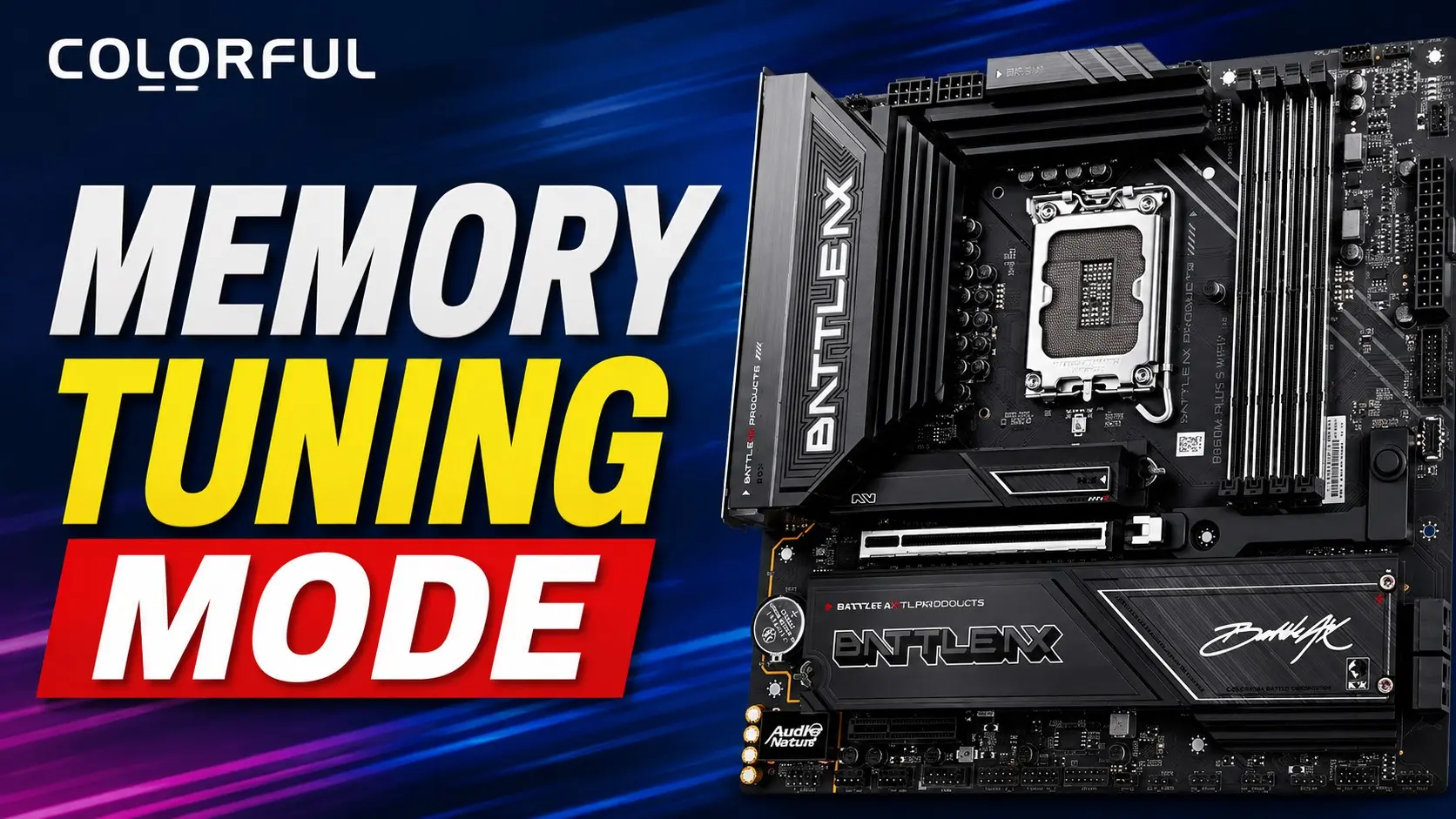 Colorful'dan Oyun Performansını Artıran Yeni Teknoloji: Bellek Ayarlama Modu Intel 800 Serisi Anakartlara Geliyor!
