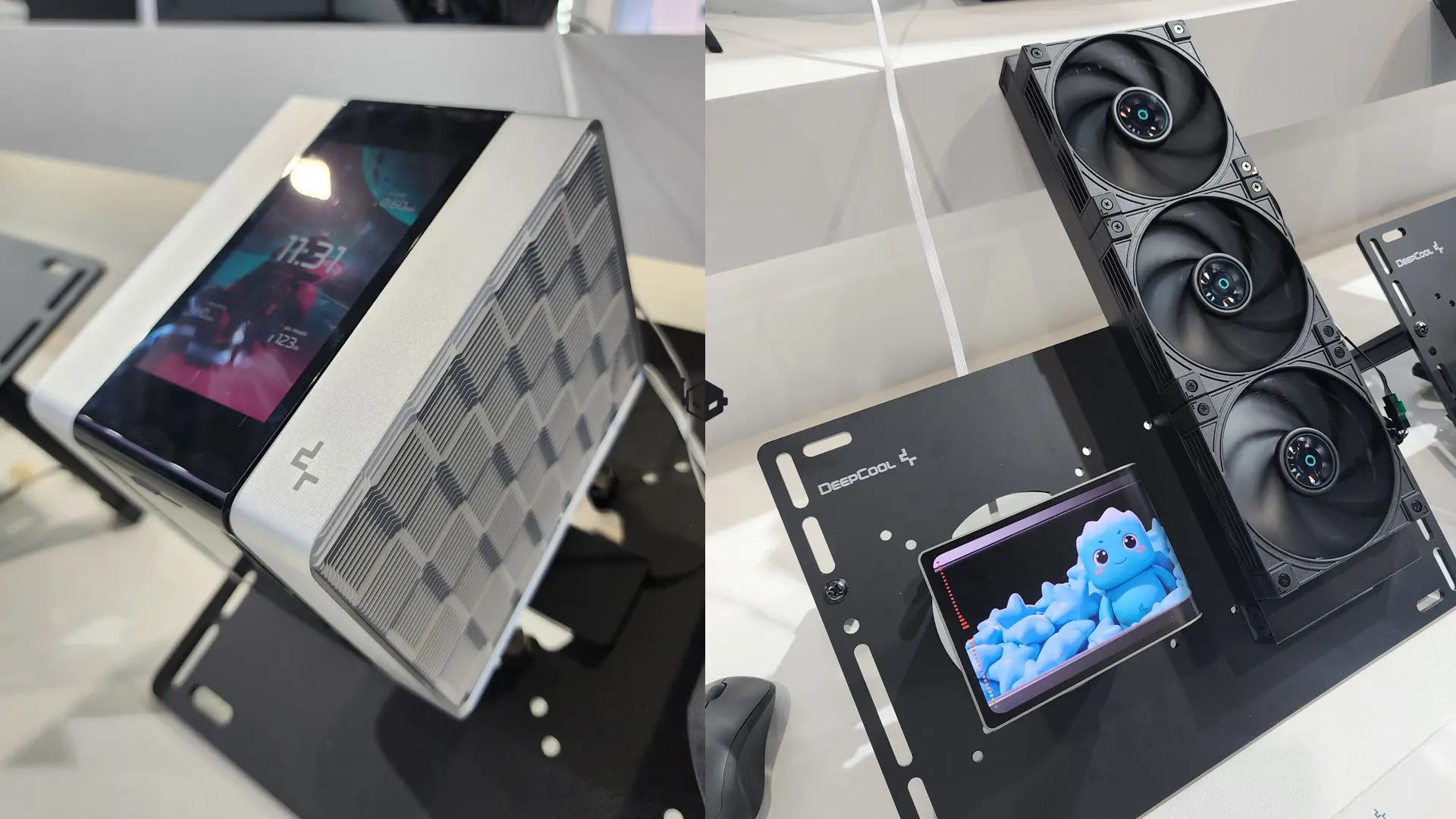 DeepCool'dan Şaşırtan Yenilikler: Kavisli Ekranlı Sıvı Soğutucu ve Vizyon Sahibi Fan