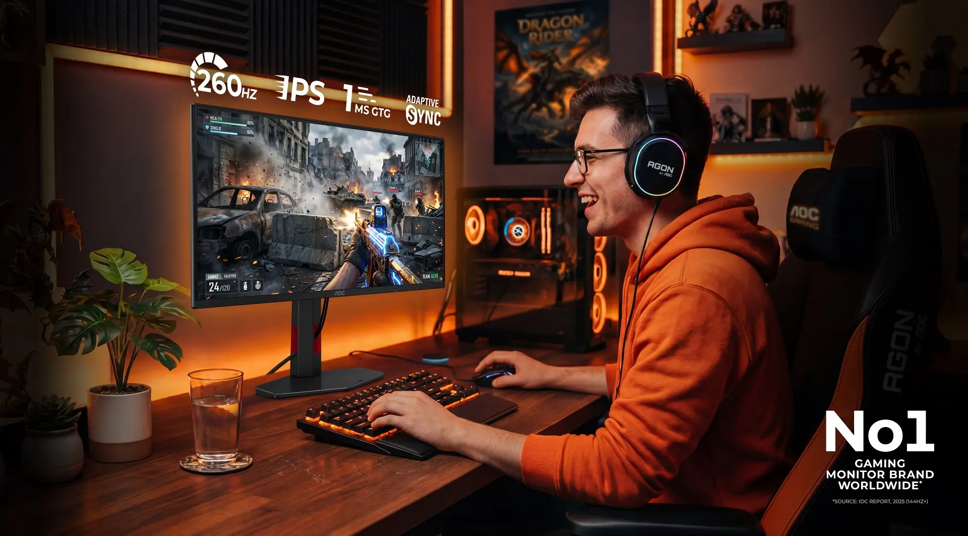 260 Hz Hızında Oyun Keyfi: AOC'tan Bütçe Dostu Yeni Oyuncu Monitörü Göz Kamaştırıyor!