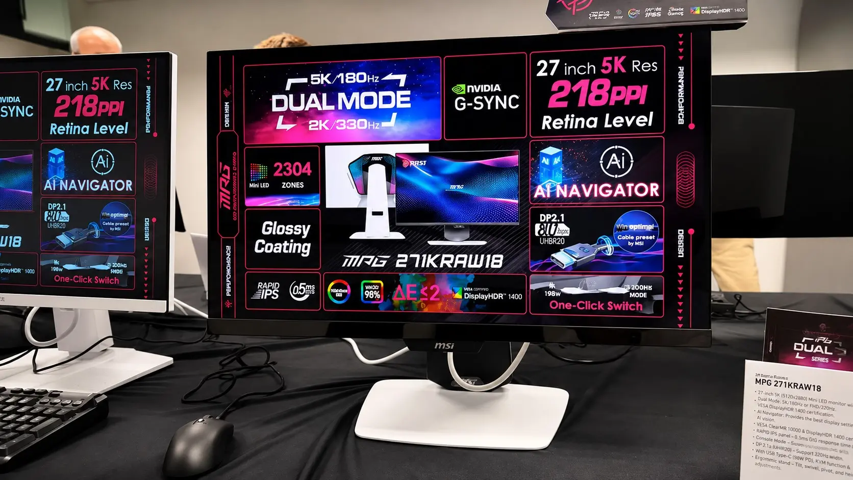 MSI'dan Dünyanın İlk Parlak 5K Mini LED Oyuncu Monitörü: MPG 271KRAW18 Tanıtıldı
