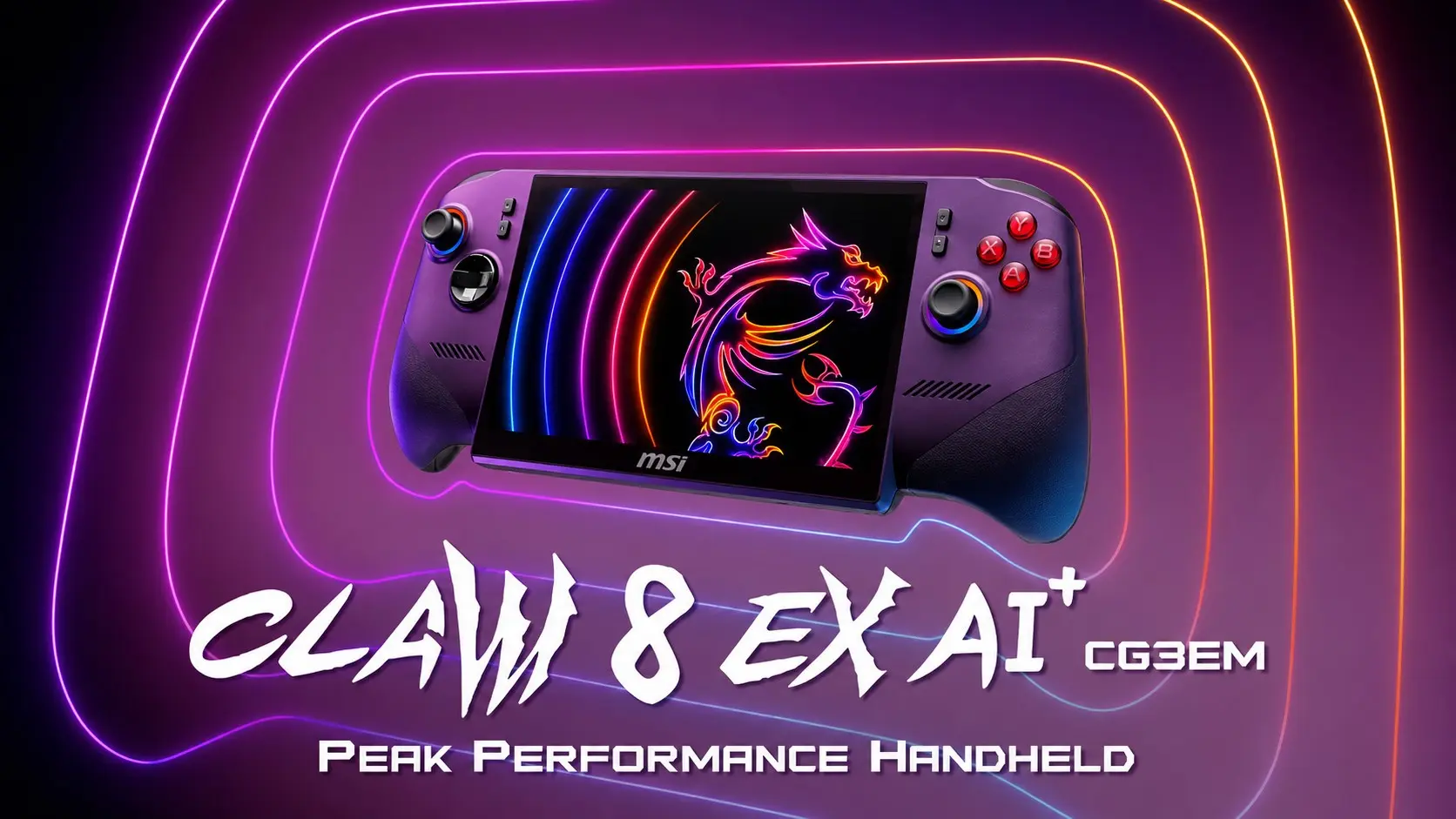 MSI'den Yeni Nesil El Konsolu: Claw 8 EX AI+, Intel Arc G3 Extreme ile Geliyor!