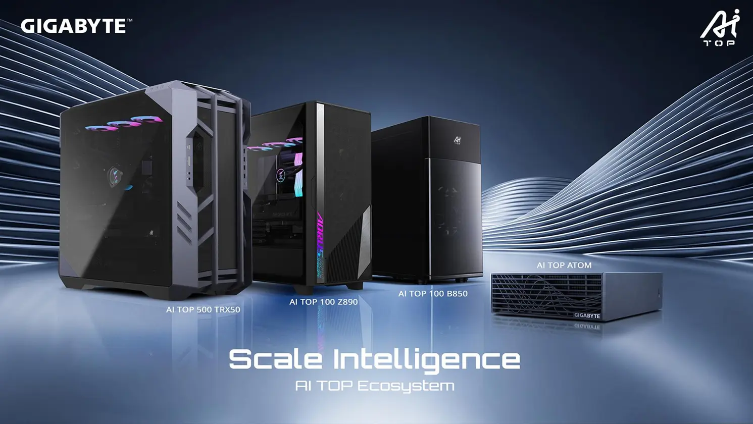GIGABYTE Yapay Zeka İçin Sahneye Çıktı: 'AI TOP' Masaüstü İş İstasyonları Tanıtıldı!