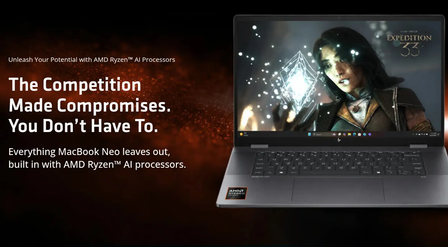 AMD'den Apple MacBook Neo'ya Oyun Tokadı: İlk 20 Oyundan Sadece 5'i Çalışıyor!
