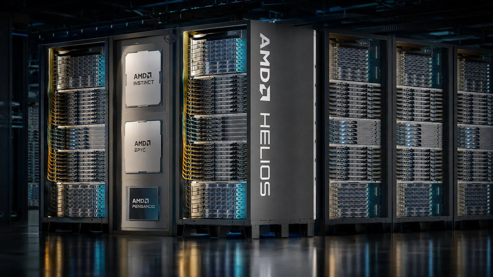 AMD'den Yapay Zeka Alanında Güçlü Hamle: Helios, NVIDIA'ya Rakip Geliyor!
