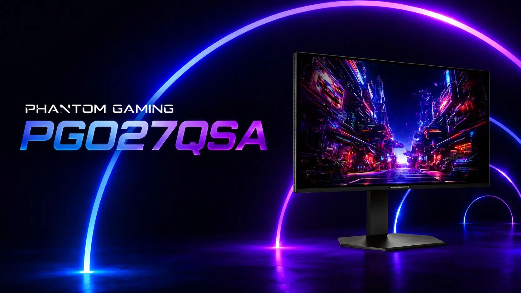 ASRock'tan Göz Alıcı Teknoloji: 2K Çözünürlükte 240 Hz Yenileme Hızı Sunan Yeni Oyuncu Monitörü PGO27QSA Piyasada!