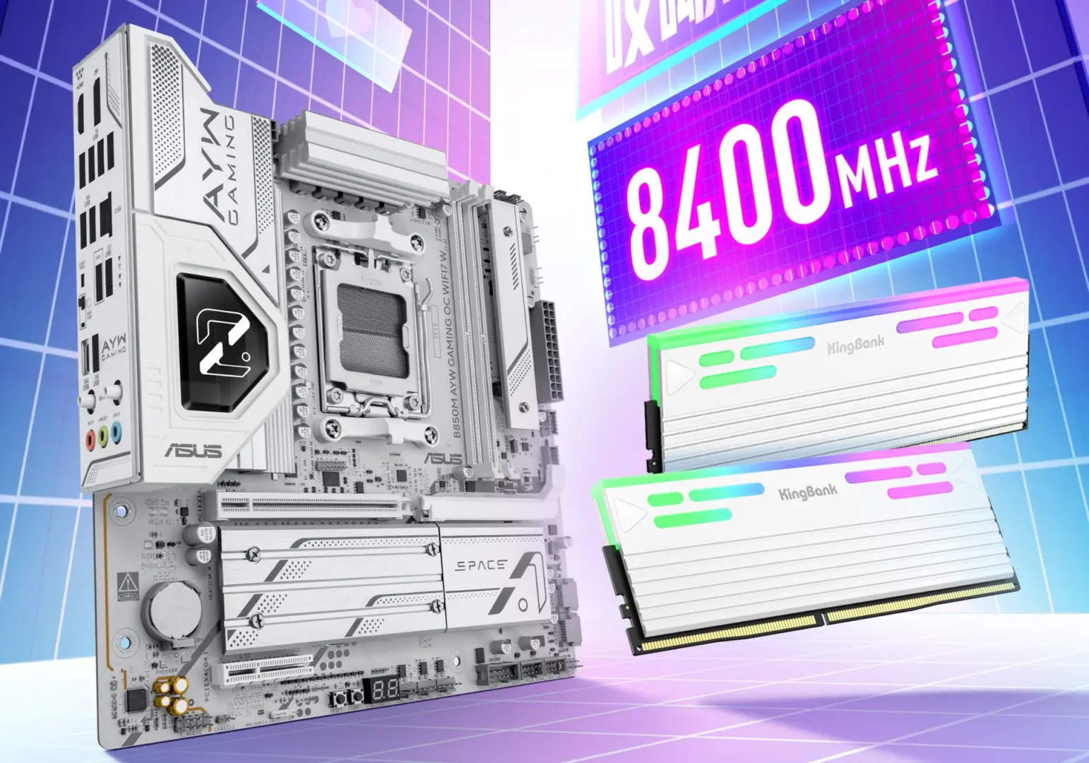 ASUS, Çin Üretimi DDR5 Belleklerle AM5 Anakartlarda 8400 MT/s Hızına Ulaştı!