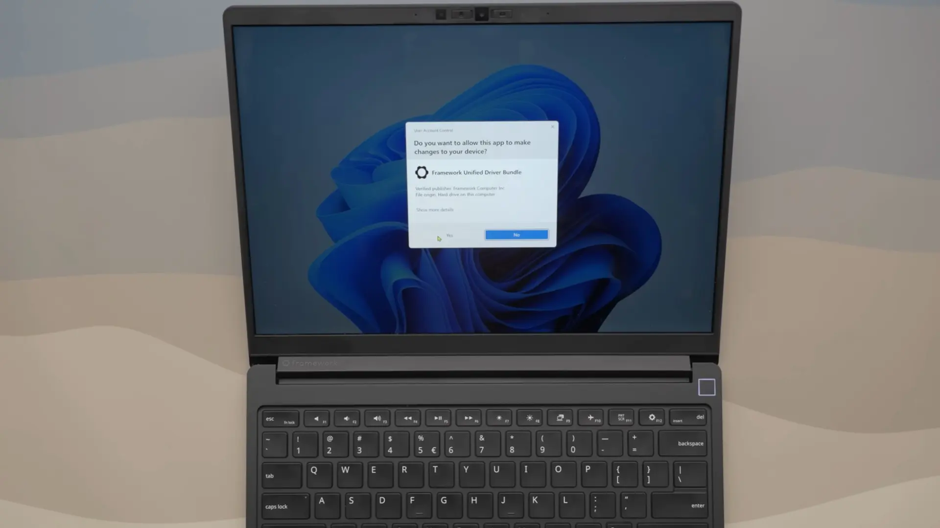 Framework'tan Windows 11 Kullanıcılarına Müjde: Sürücü Yükleme Kabusu Son Buluyor!