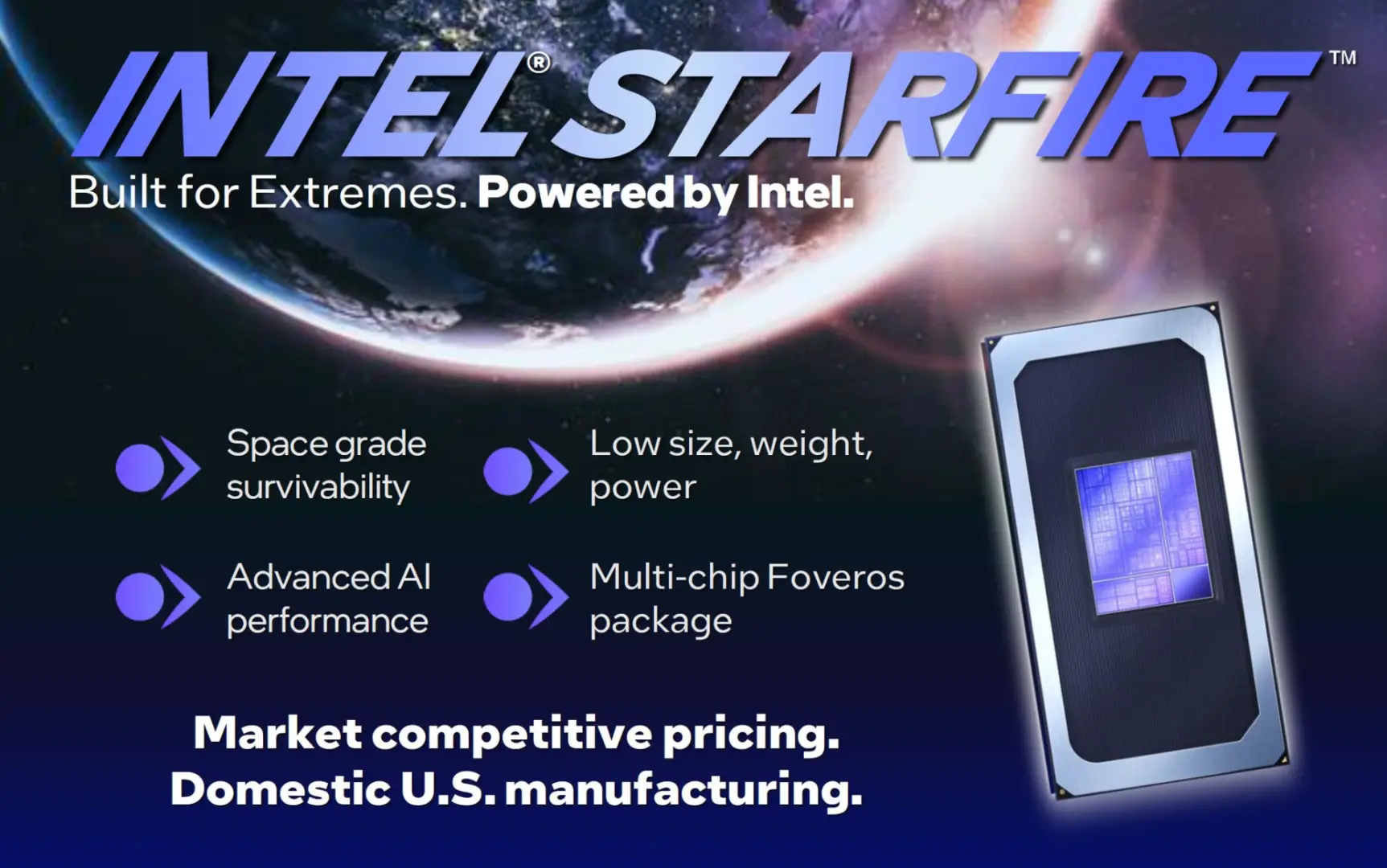 Uzay Koşullarına Dayanıklı Intel Starfire Çipleri Tanıtıldı: 125°C Sıcaklık ve Radyasyona Meydan Okuyor!