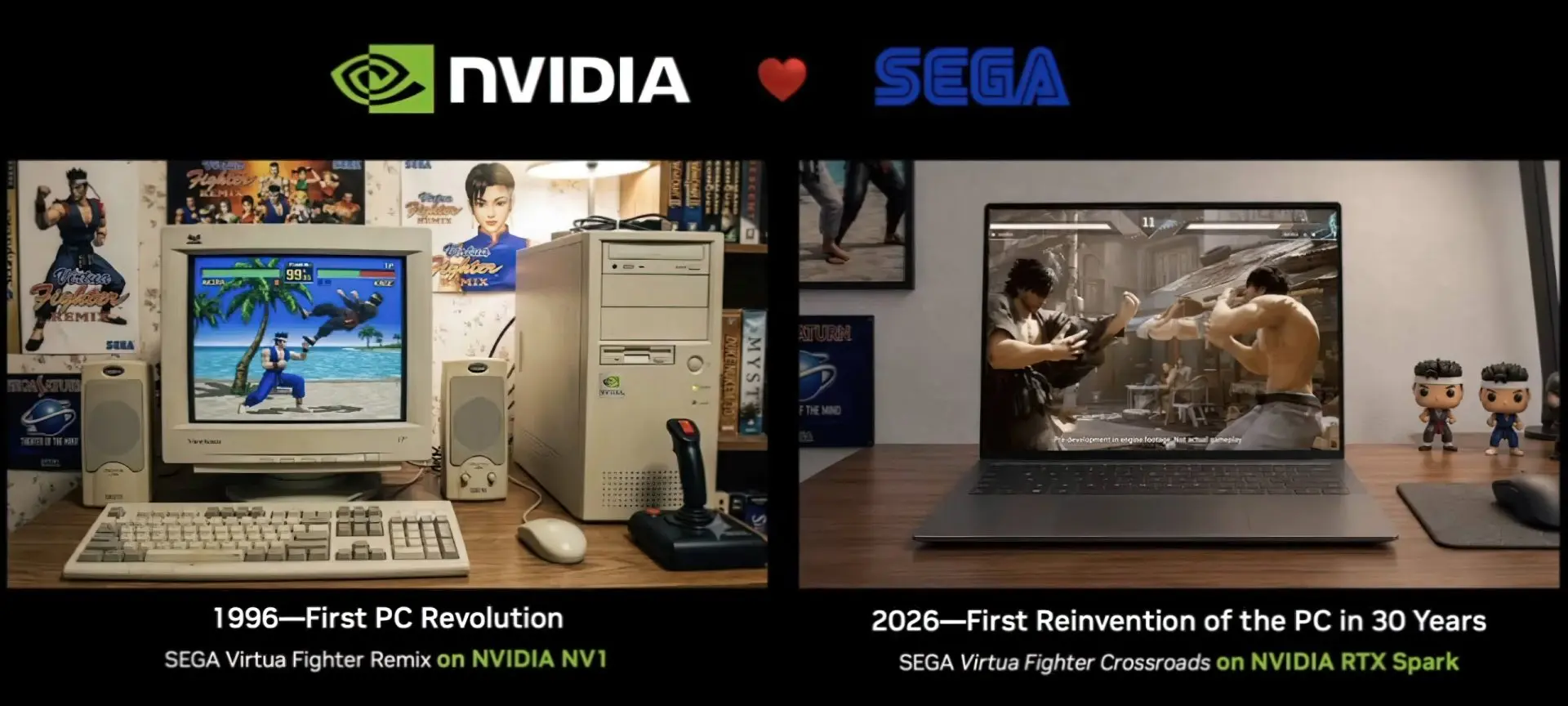 SEGA ve NVIDIA'dan 30 Yıllık İş Birliği Kutlaması: Efsanevi Oyunlar RTX Spark PC'lerde Yeniden Canlanıyor!