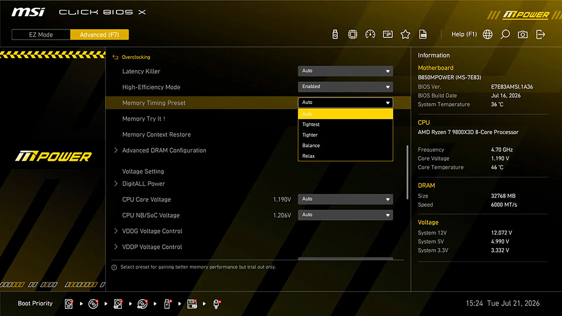 MSI'den DDR5 Belleklere Yeni Nesil Performans: High-Efficiency Mode ile Tanışın!