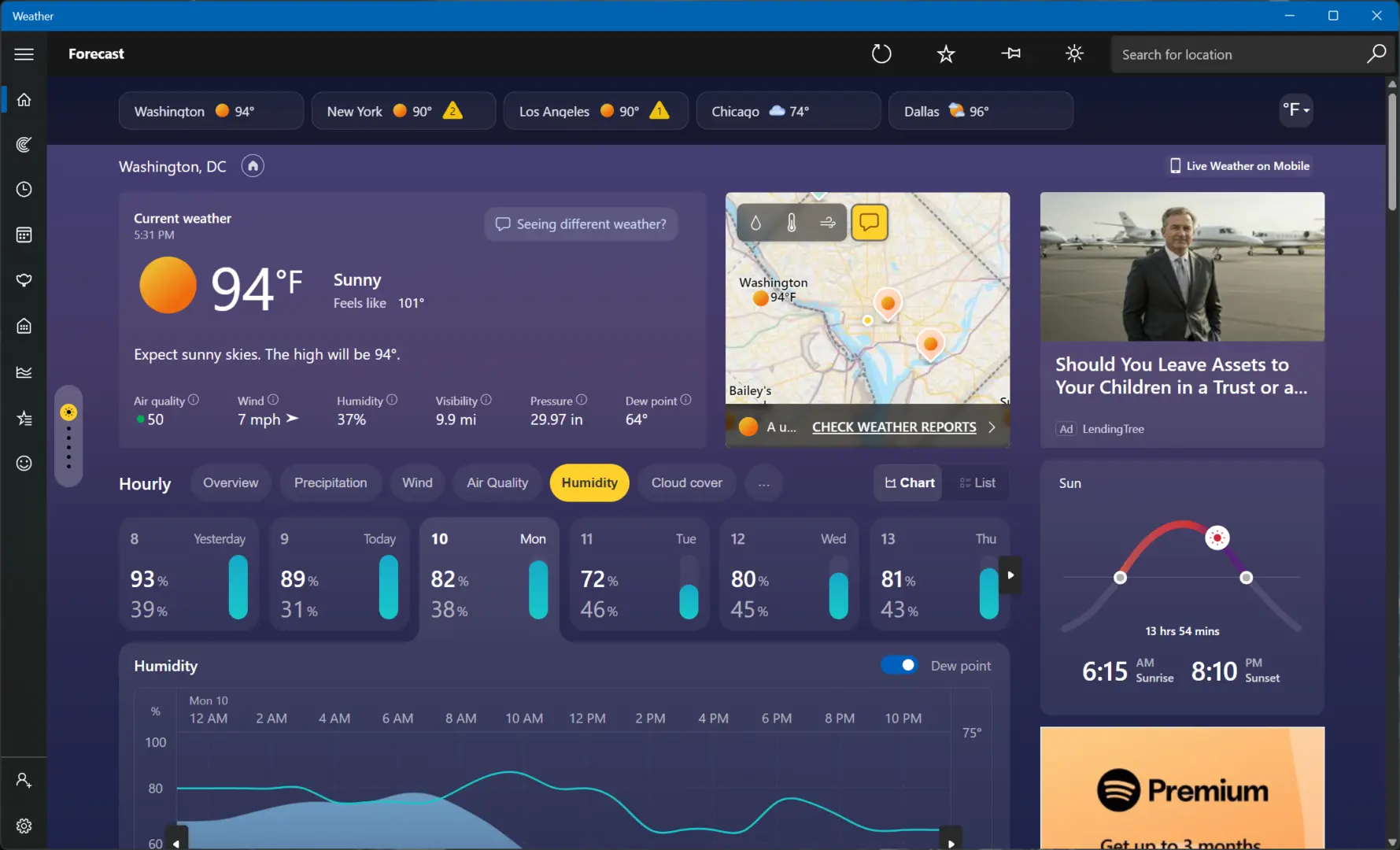 Windows 11 Hava Durumu Uygulaması Hafızayı Tüketiyor: Reklamlarla Dolu Web Sarmalayıcı Bilgi Veriyor