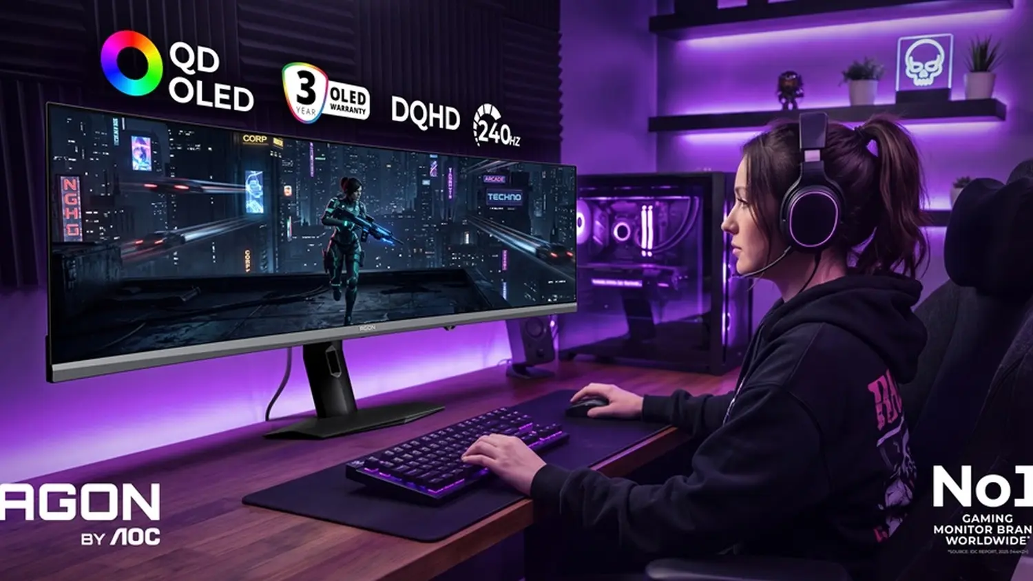 Dev Oyun Monitörleri Teknoscope'ta! Dev Ekranlı OLED'ler Geliyor