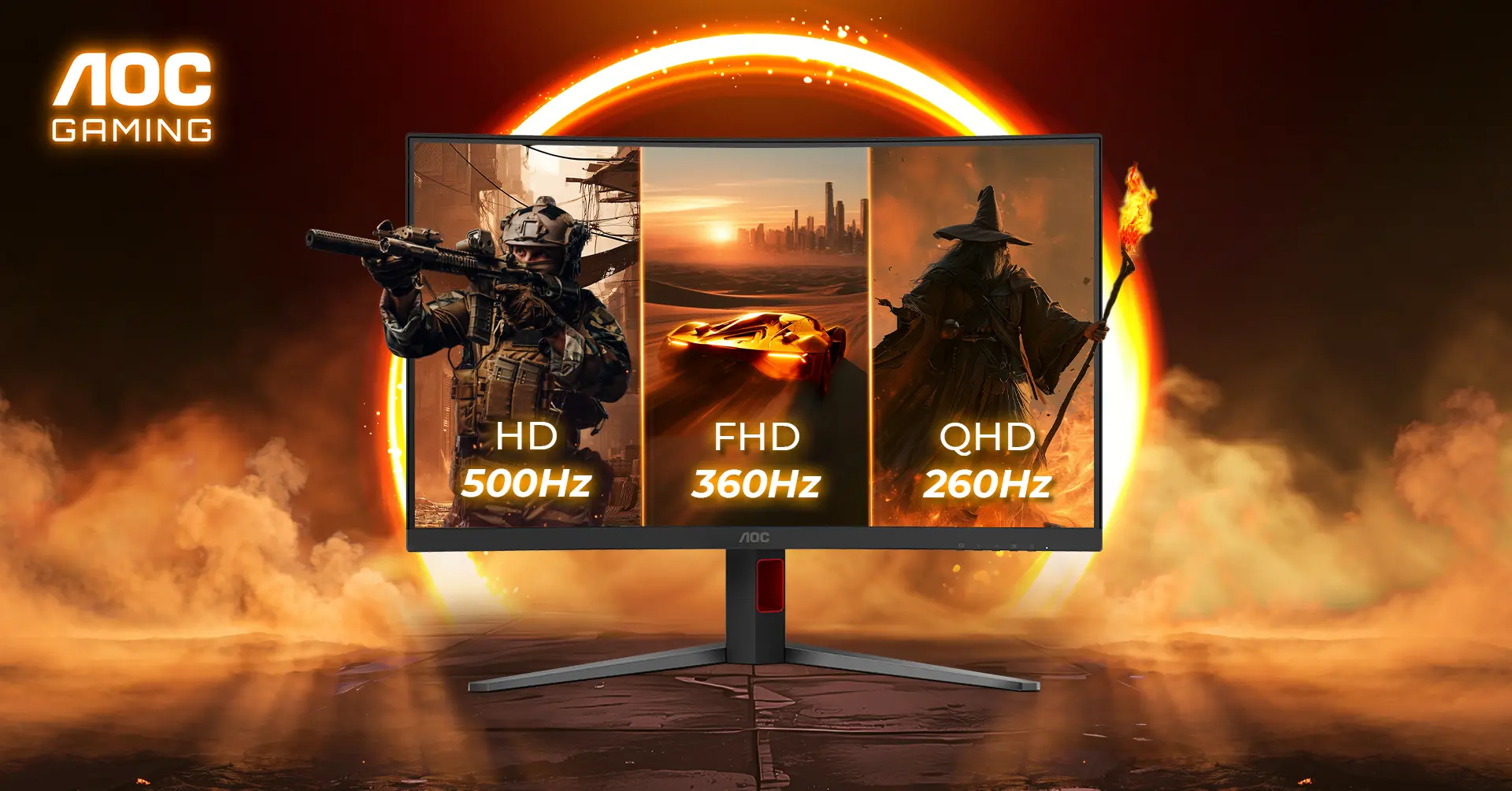 AOC'tan Oyunculara Müjde: 500 Hz Tazeleme Hızına Sahip Üç Modlu Monitör Sadece 321 Dolar!