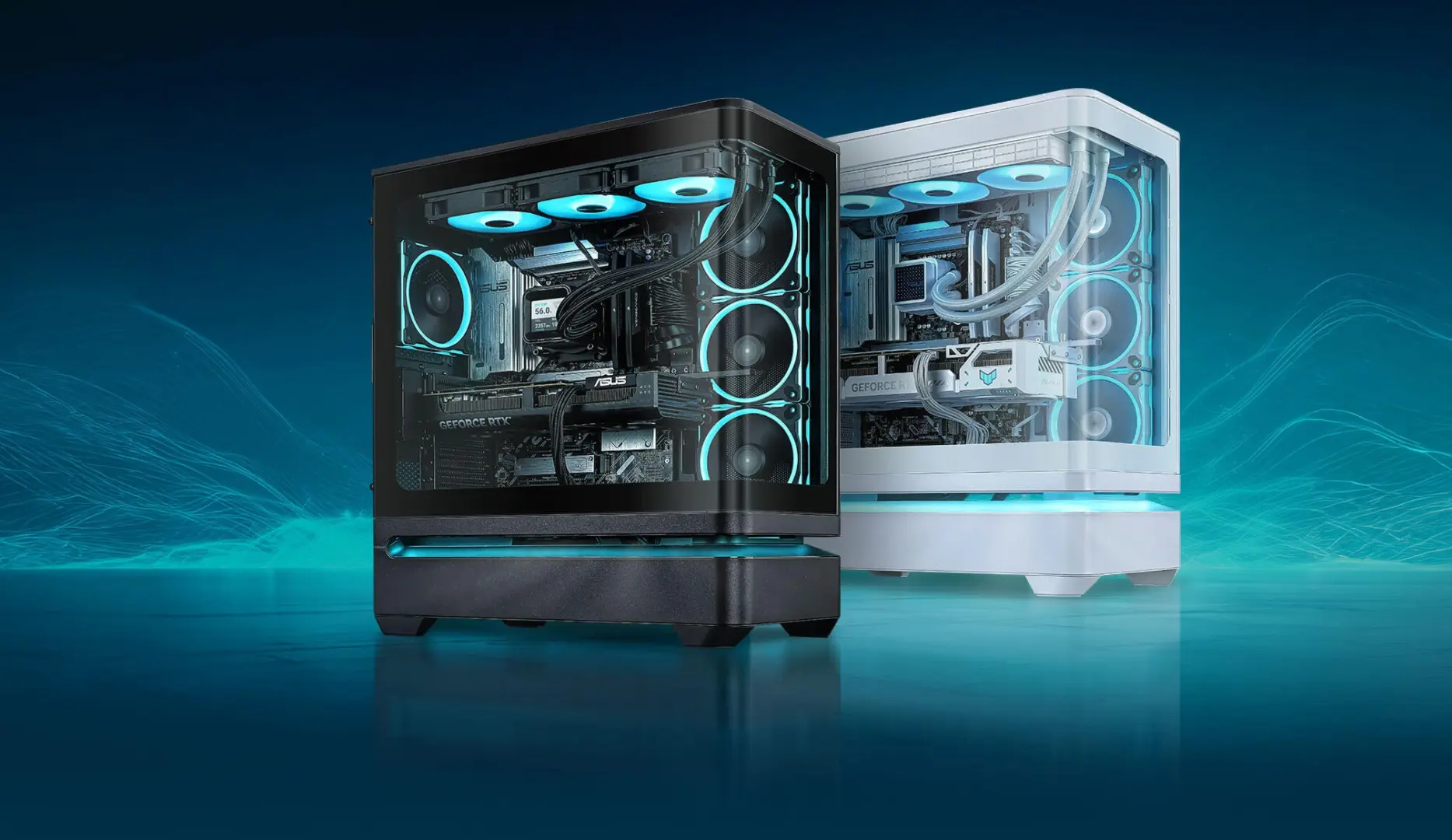 ASUS Prime AP304 Kasa: GPU Soğutması ve Panoramik Görüş İçin Yenilikçi Tasarım