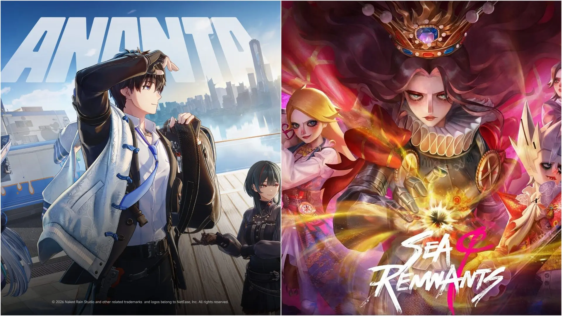 NetEase'ten Gamescom 2026'da İki Yeni Oyun: Sea of Remnants ve Ananta Geliyor!