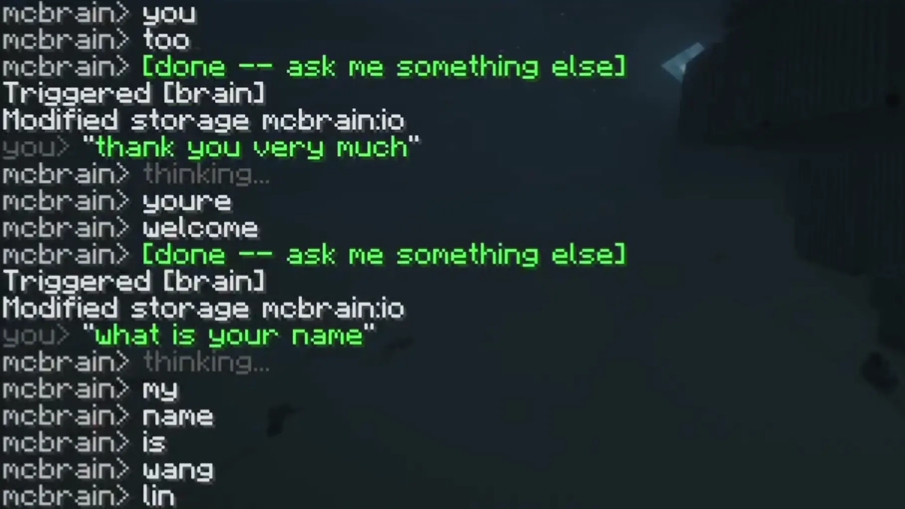 Minecraft'ta Yapay Zeka Konuşmacısı: Milyonlarca Komut Bloğuyla Devrim Niteliğinde Bir Başarı!