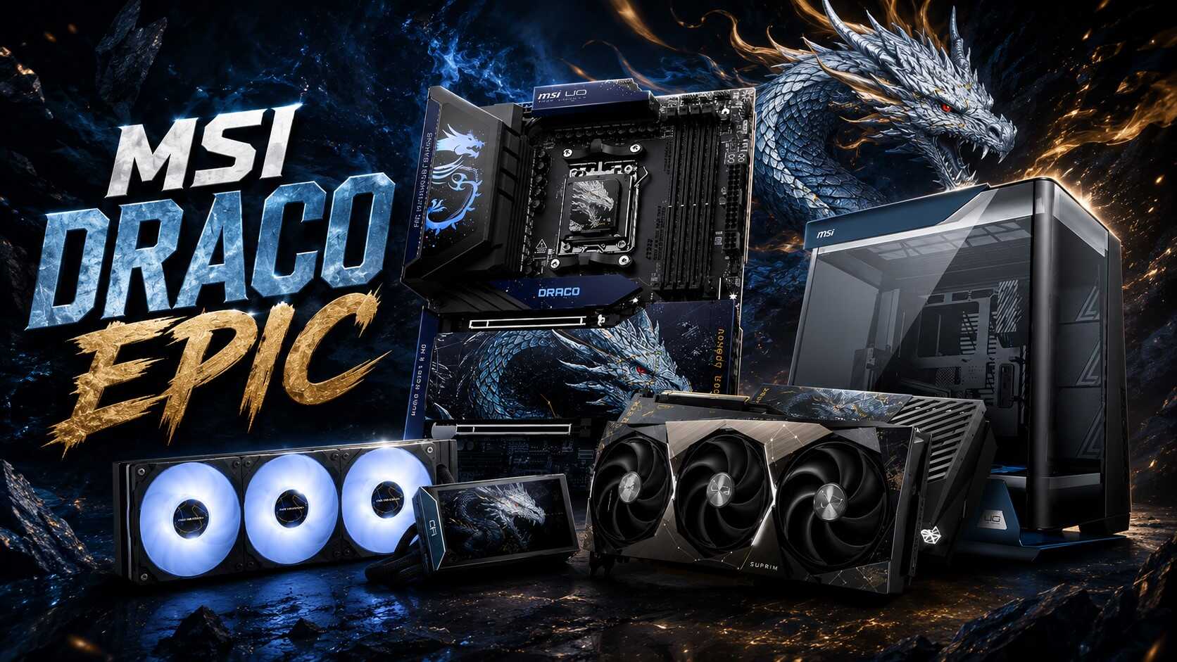 MSI'den 40. Yıl Özel Serisi: DRACO EPIC Edition Donanımlar ve Çevre Birimleri Tanıtıldı!