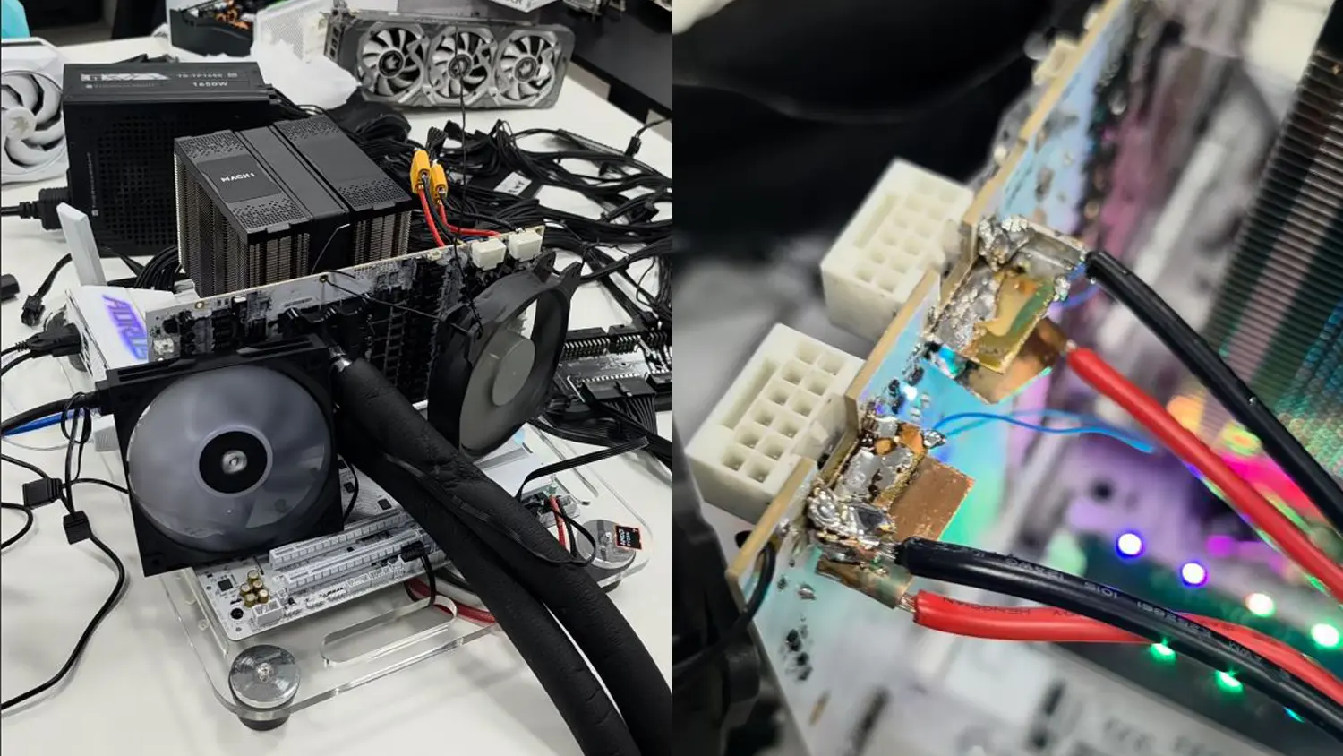 RTX 5090'da Konektör Erimesi Sorununa Radikal Çözüm: Güç Kabloları Doğrudan Anakarttan!