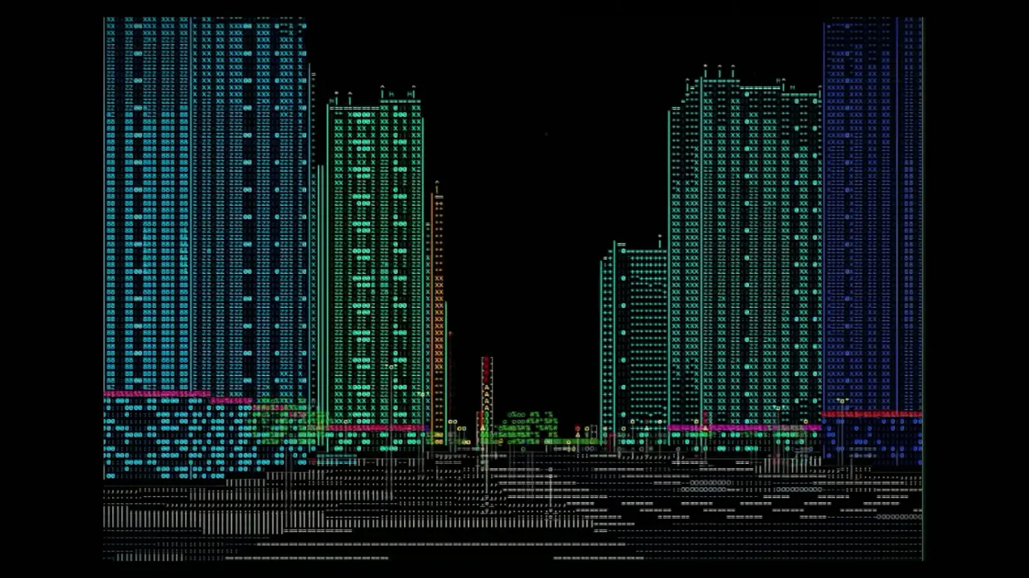 Sadece ASCII Karakterlerle İnşa Edilmiş Siberpunk Şehir: 283KB'lık Rust Motoru ile Hayat Bulan Metropol