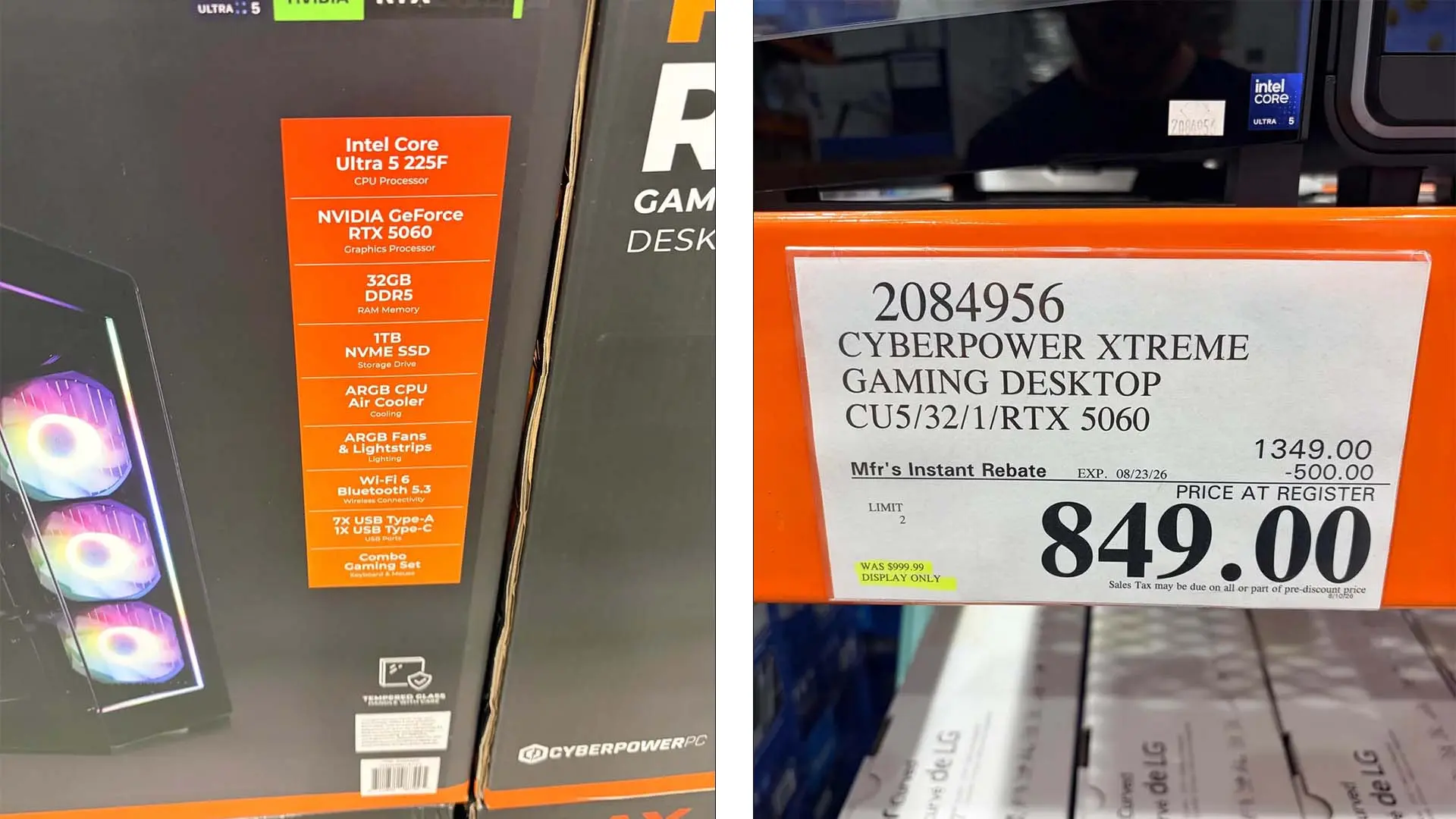 Teknoloji Şans Eseri: Konsol Oyuncusu, $750'a RTX 5060'lı CyberPowerPC Sahibi Oldu!