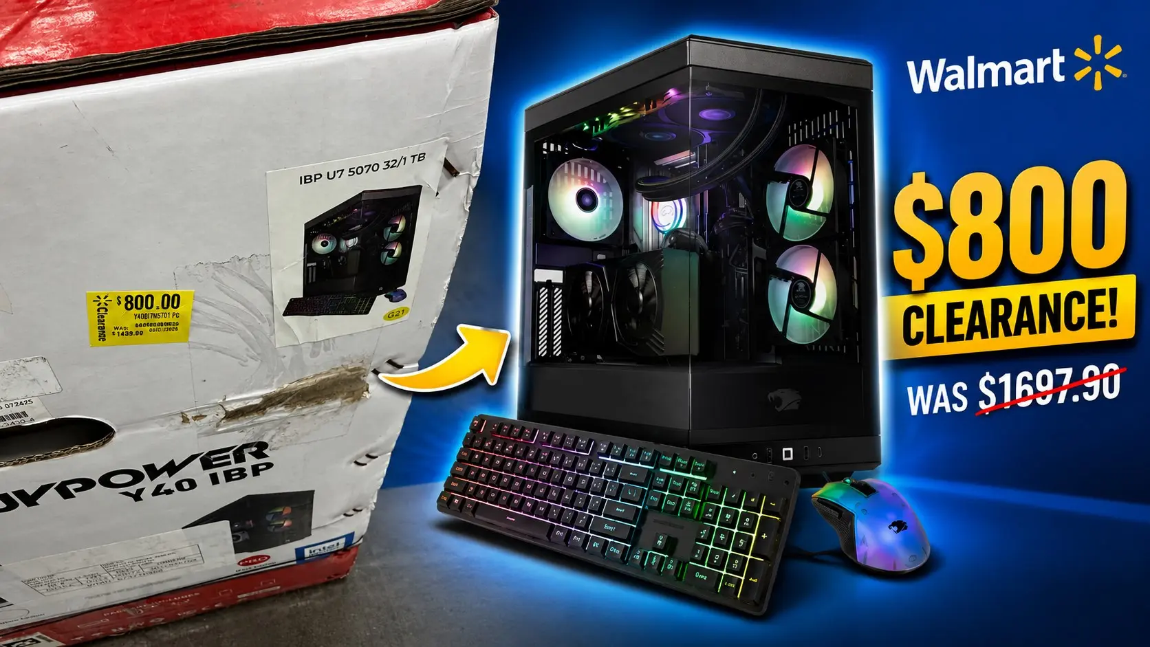Şanslı Alıcı: Walmart İndiriminde RTX 5070'li iBUYPOWER Bilgisayar Sadece 800 Dolara!