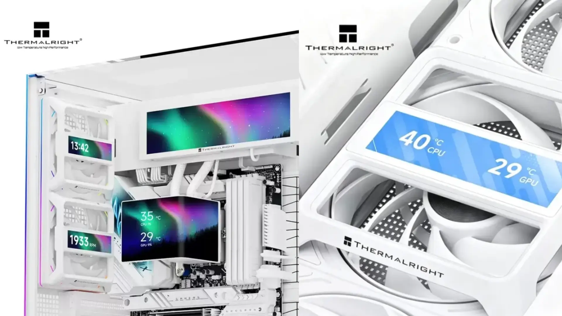 PC Kasanızdaki Fanlara Ekran Geliyor: Thermalright Fan Frame Vision-1 ile Bilgi ve Tema Gösterin!