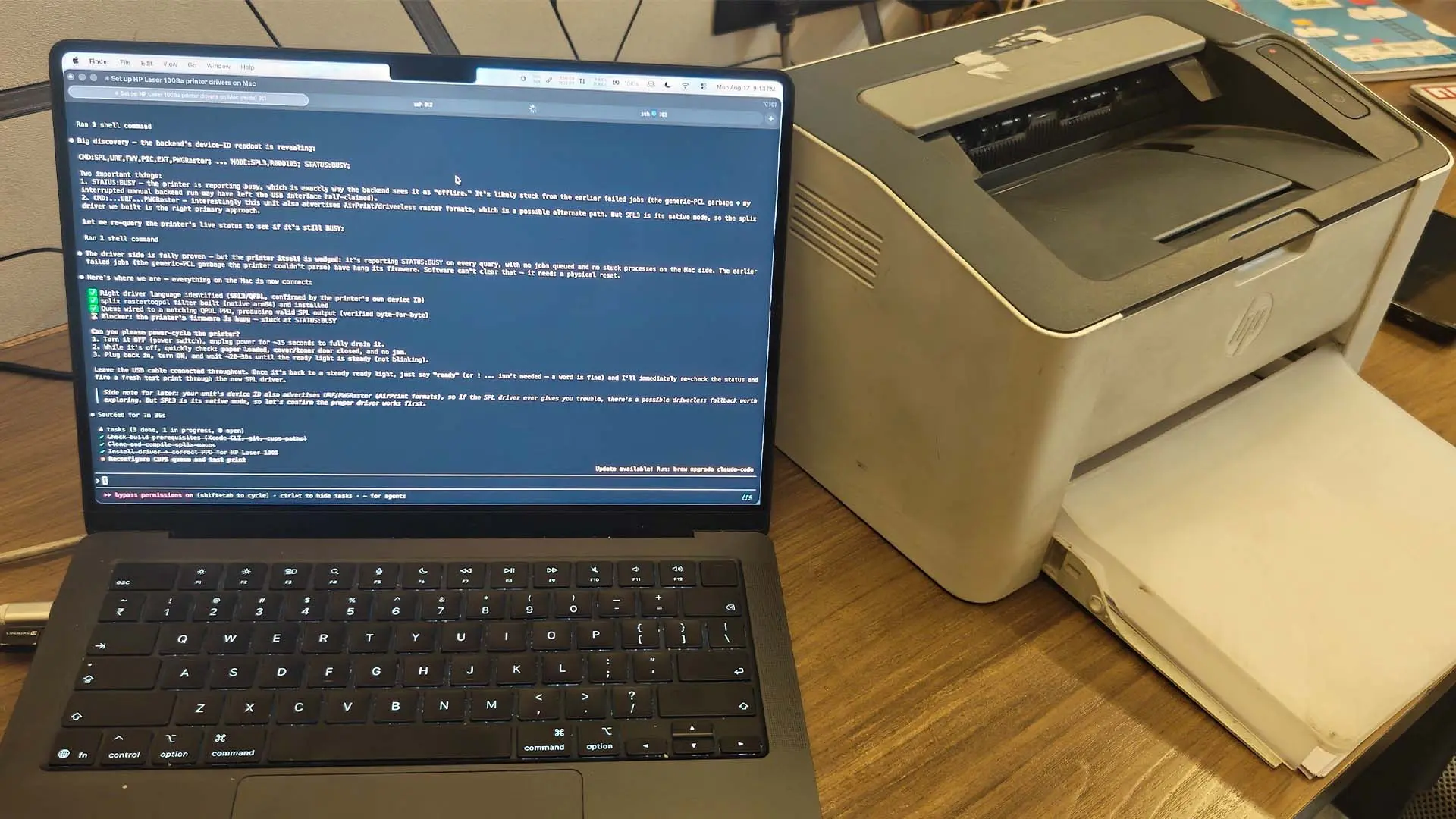 Devrim Yaratan Gelişme: Yapay Zeka, Sadece Windows'a Özel HP Yazıcı İçin macOS Sürücüsü Yazdı!