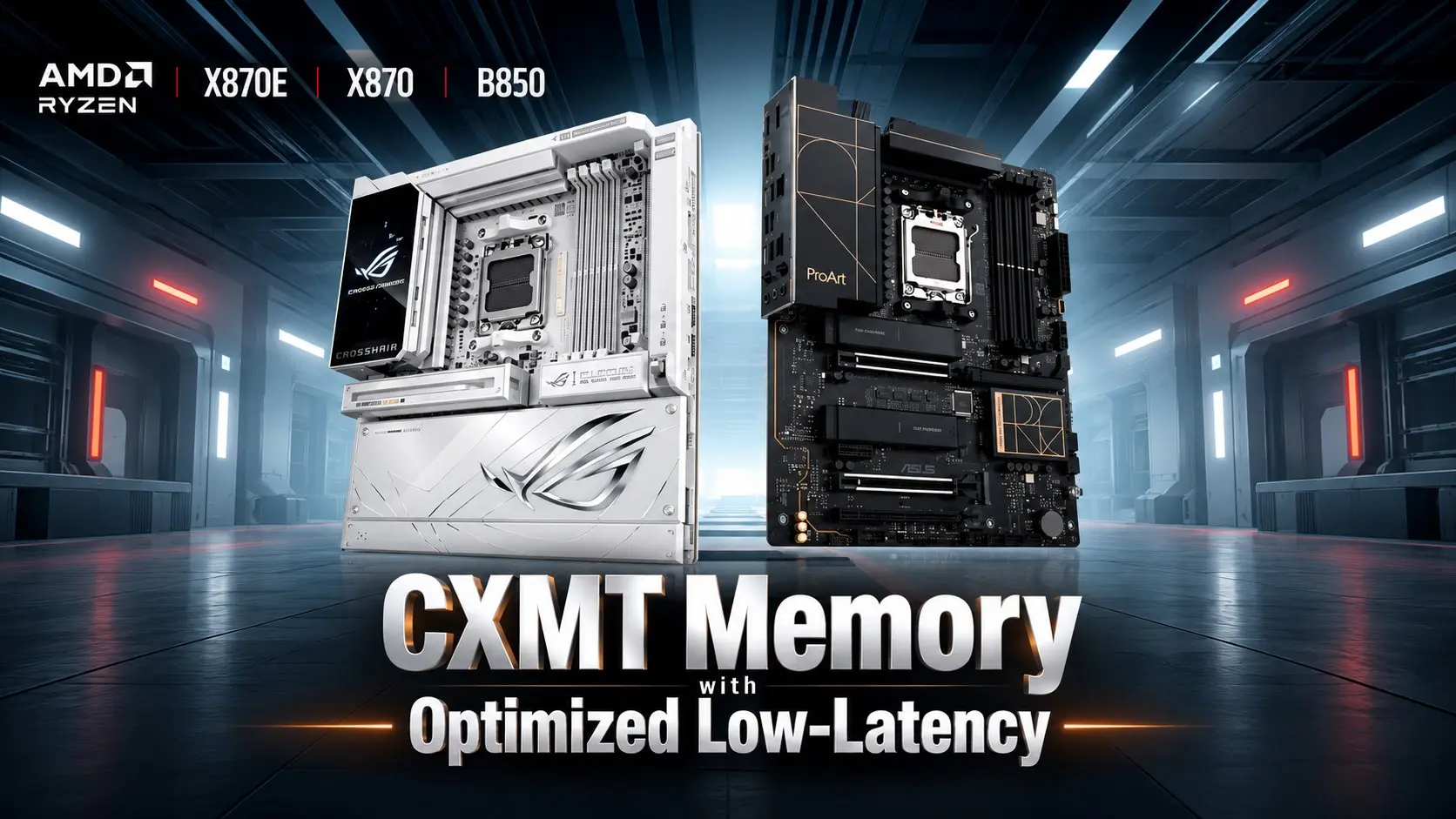 ASUS AM5 Anakartlar İçin Yeni BIOS Güncellemeleriyle CXMT Bellek Performansı Tavan Yapıyor!
