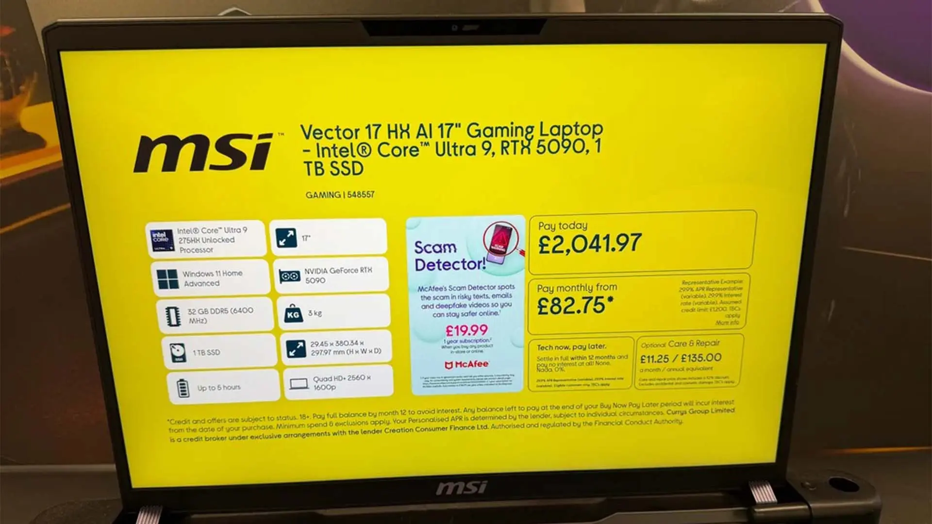 İnanılmaz Fırsat! RTX 5090'lı MSI Oyuncu Dizüstü 73.500 TL'ye Teşhir Ürününde!
