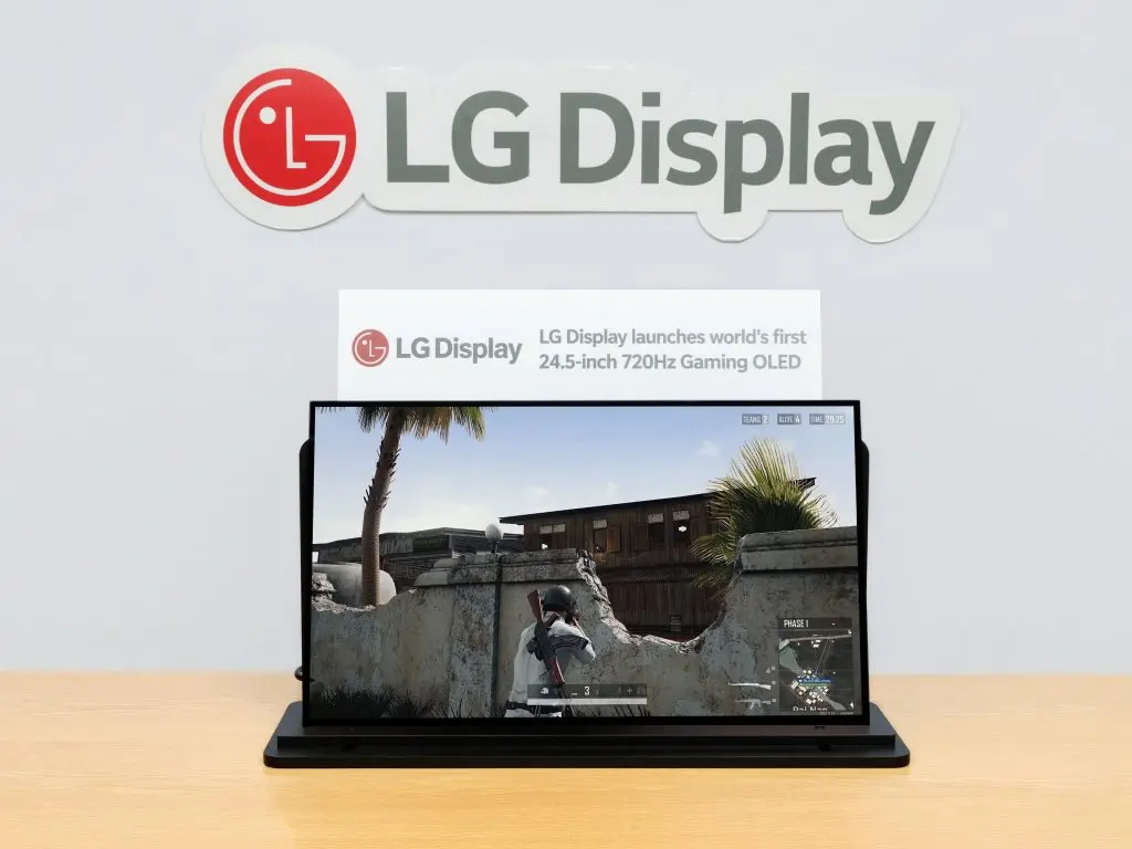 Oyun Dünyasında Devrim: LG, 720Hz Yenileme Hızına Sahip Dünyanın İlk 24.5 İnç OLED Oyun Panellerini Tanıttı!
