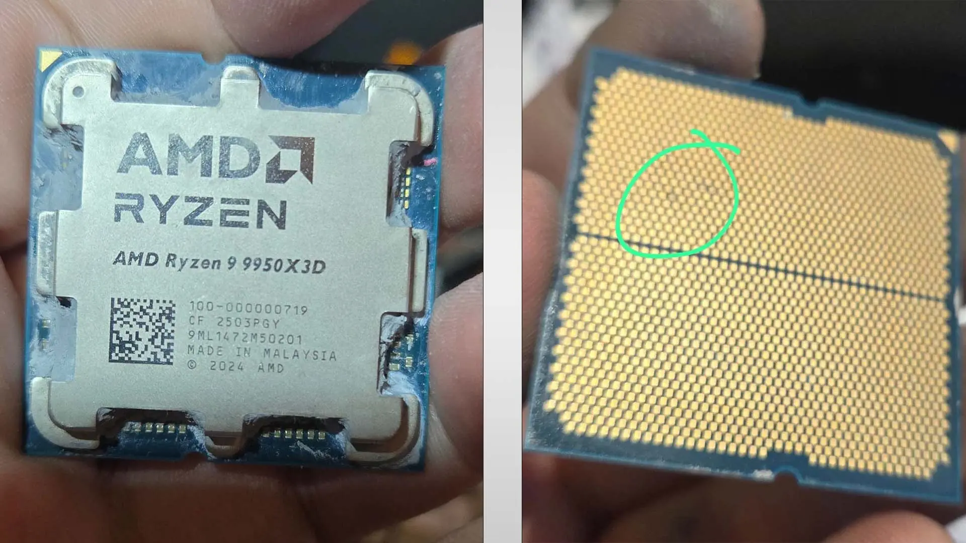 BIOS Ayarı Kabusu: Ryzen 9 9950X3D, Anakartta Sadece Bir Saat Çalıştıktan Sonra 'Kavruldu'!