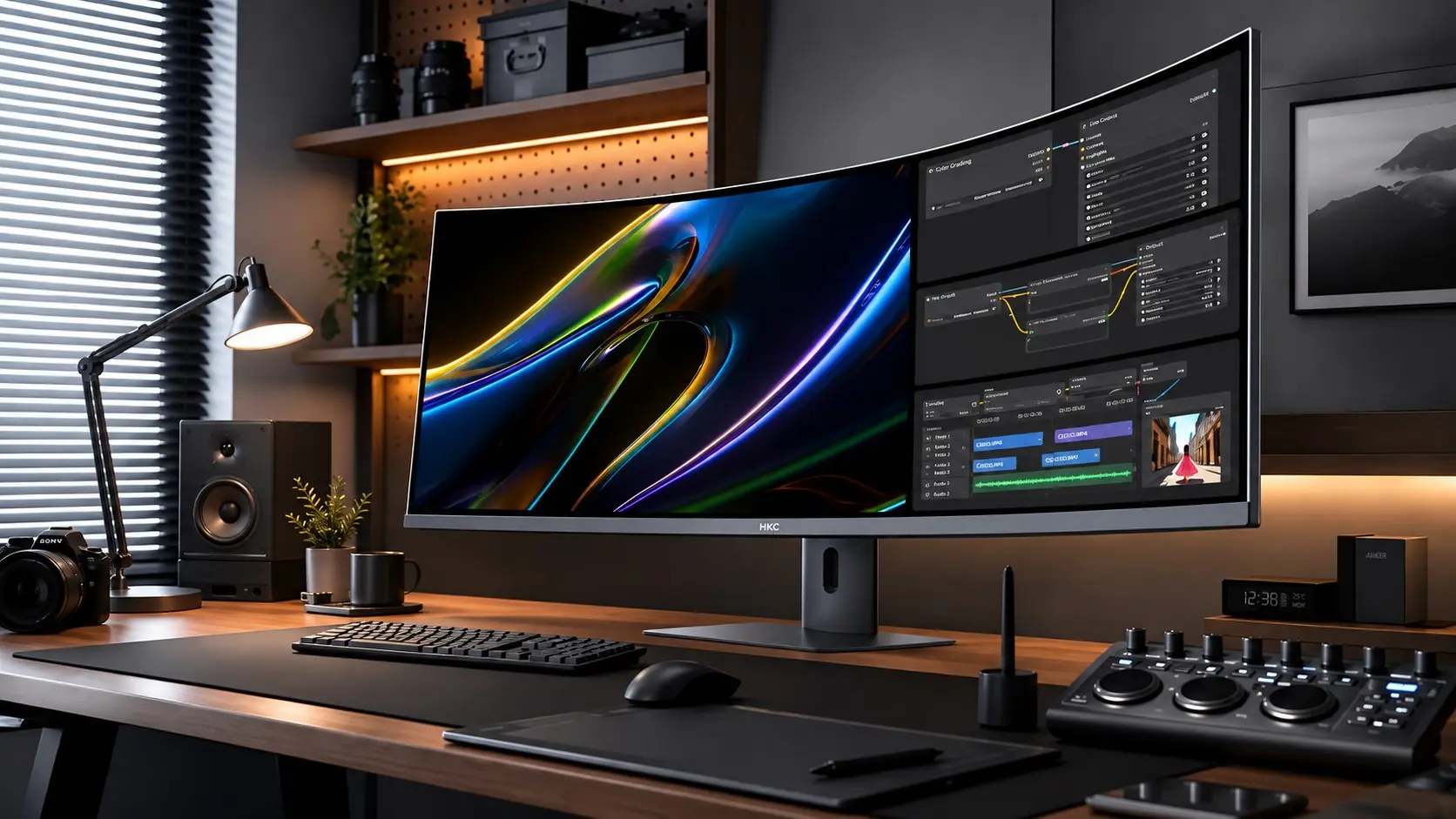 Teknoloji Devrim! HKC'den Dünyanın İlk 43.8 İnç 24:9 Ultra Geniş 4K Monitörü Geliyor!