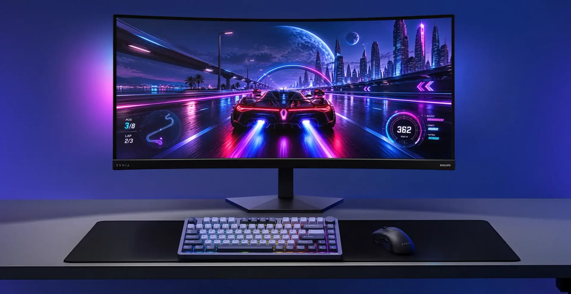 Philips'ten Oyunculara Dev Sürpriz: Dünyanın İlk 36 İnç Kavisli Oyuncu Monitörü Geliyor!