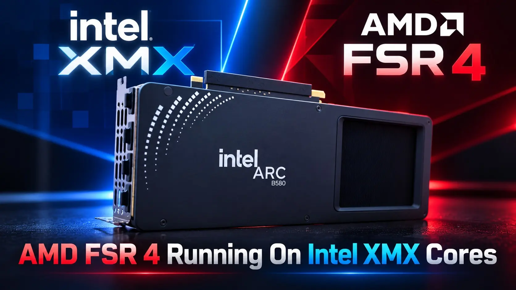 Intel Arc Ekran Kartları Artık AMD FSR 4.1.2 ile Daha İyi Görüntü Kalitesi Sunuyor!