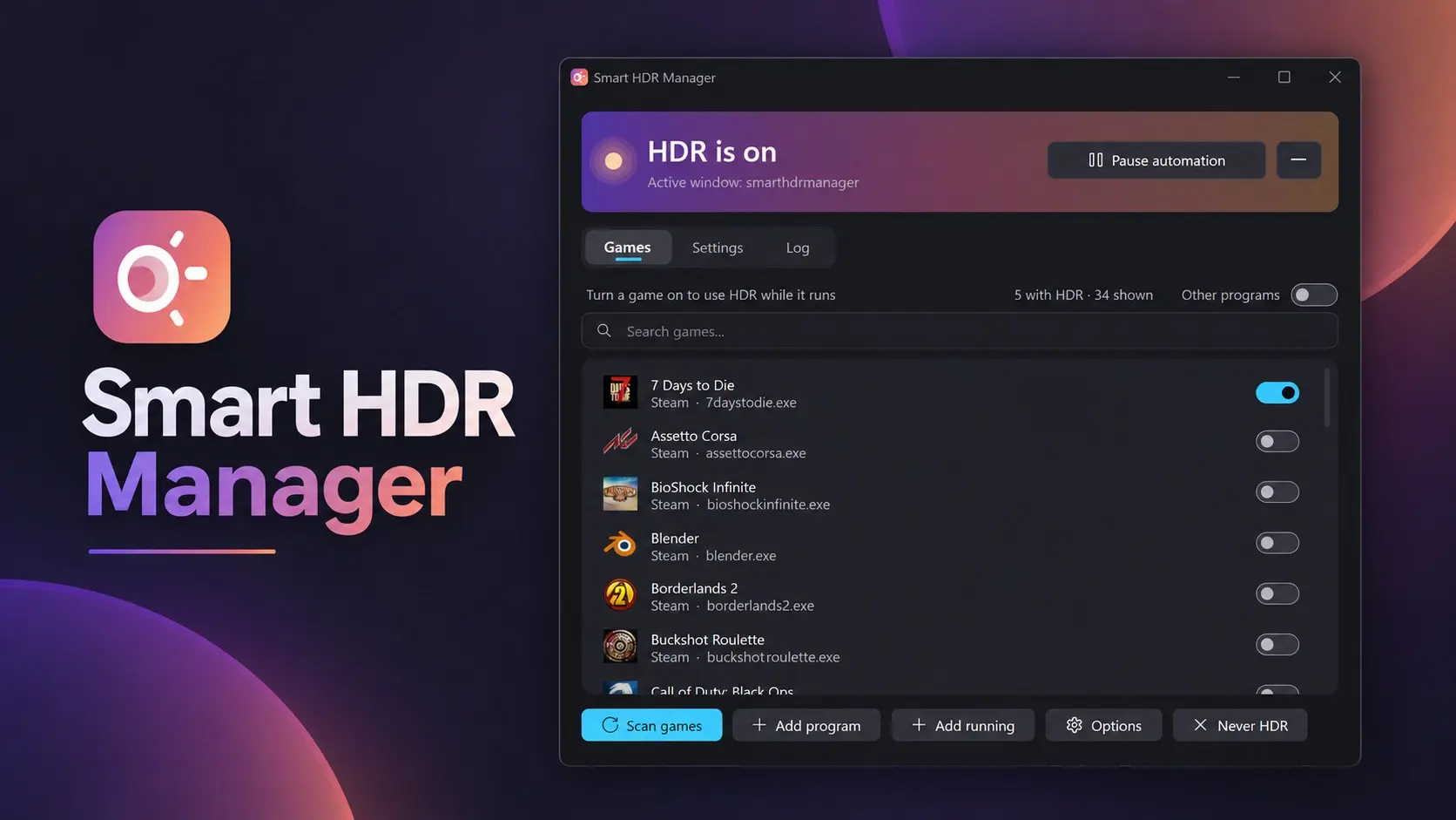 Windows'ta HDR Yönetimi Artık Çok Kolay: Smart HDR Manager Geldi!